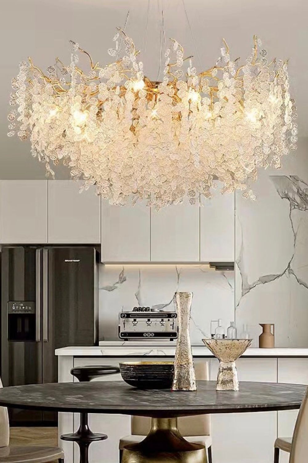 Shiro Noda Crystal Chandeliers - everlamps