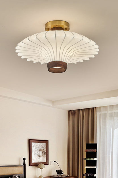 Silk Solid Wood Ceiling Lamp - view 4 | everlamps
