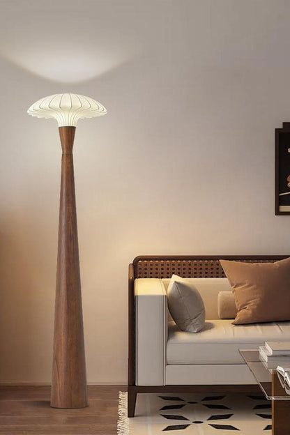 Silk Solid Wood Floor Lamp - view 5 | everlamps