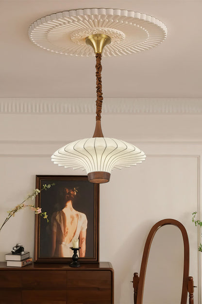 Silk Solid Wood Pendant Lamp - view 11 | everlamps