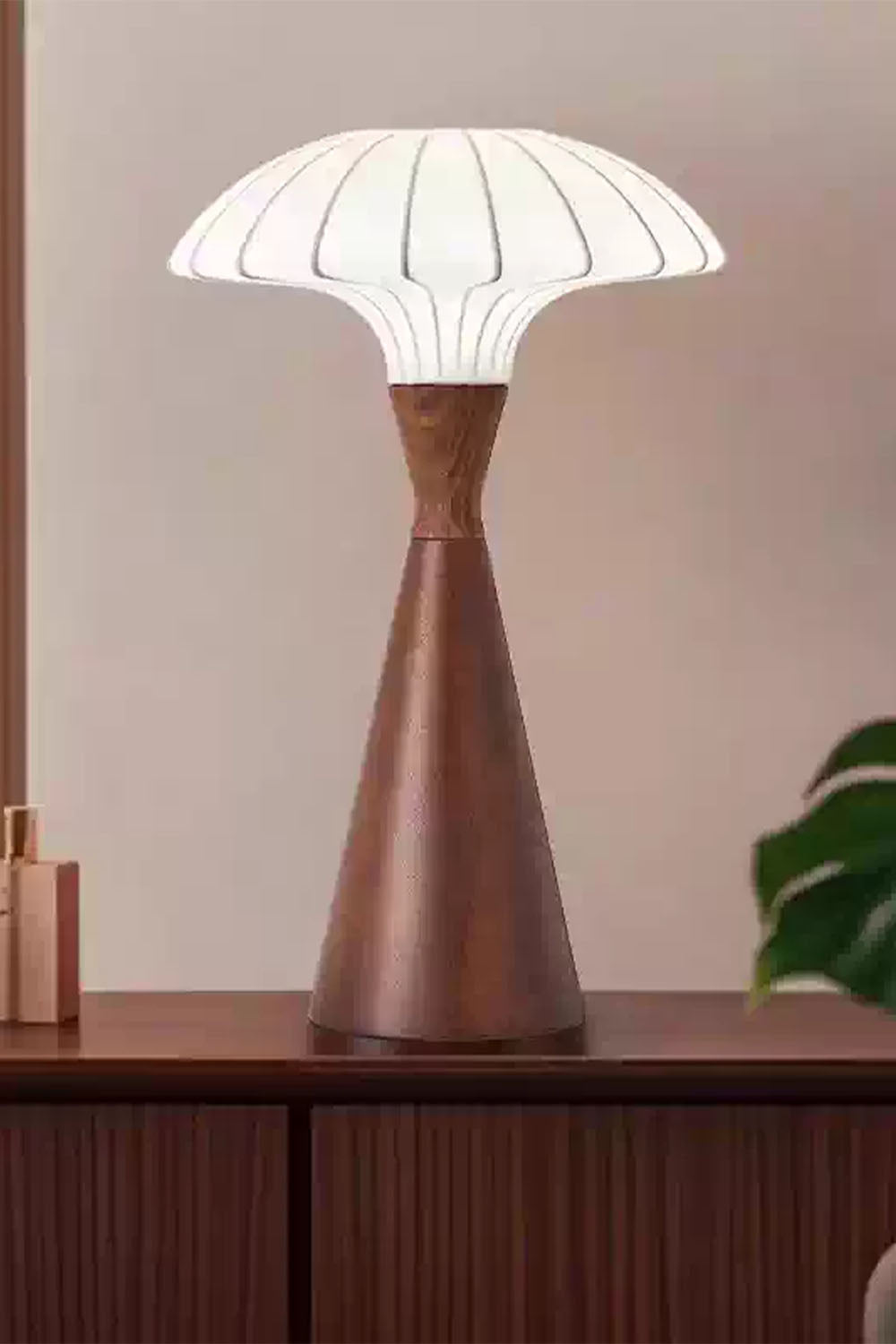Silk Solid Wood Table Lamp - view 3 | everlamps