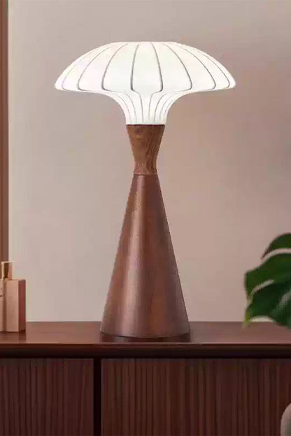 Silk Solid Wood Table Lamp - view 3 | everlamps