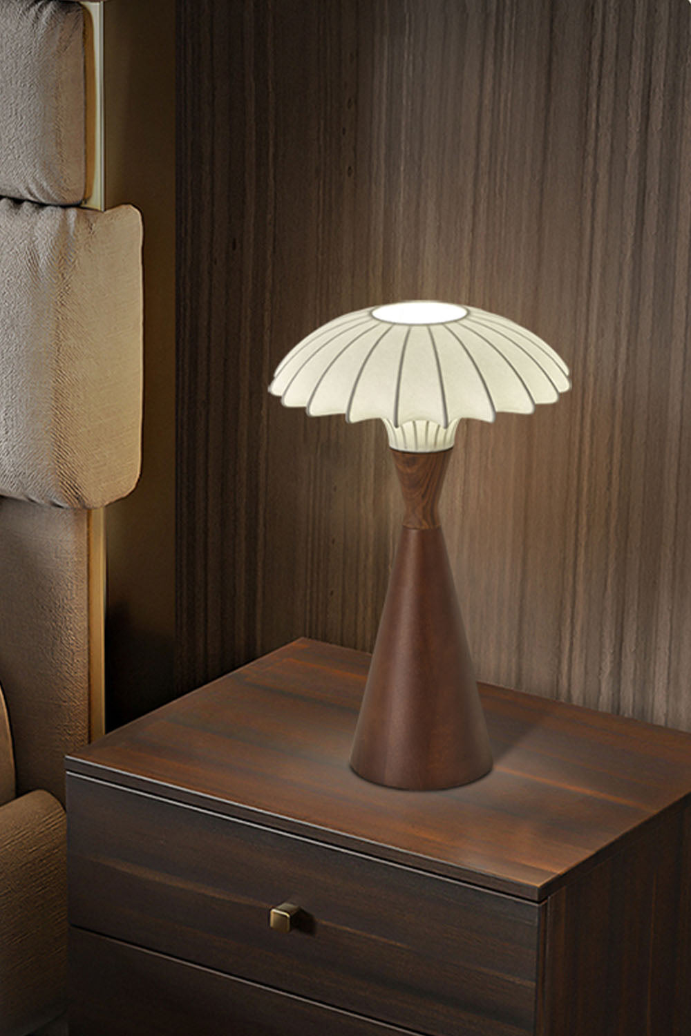 Silk Solid Wood Table Lamp - view 5 | everlamps