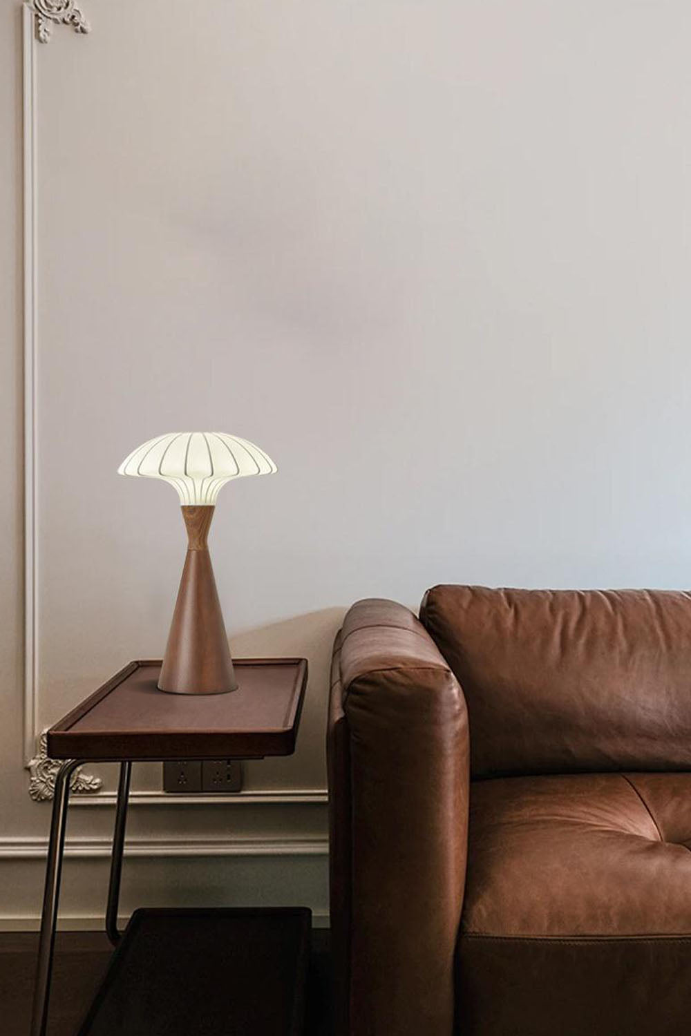 Silk Solid Wood Table Lamp - view 2 | everlamps