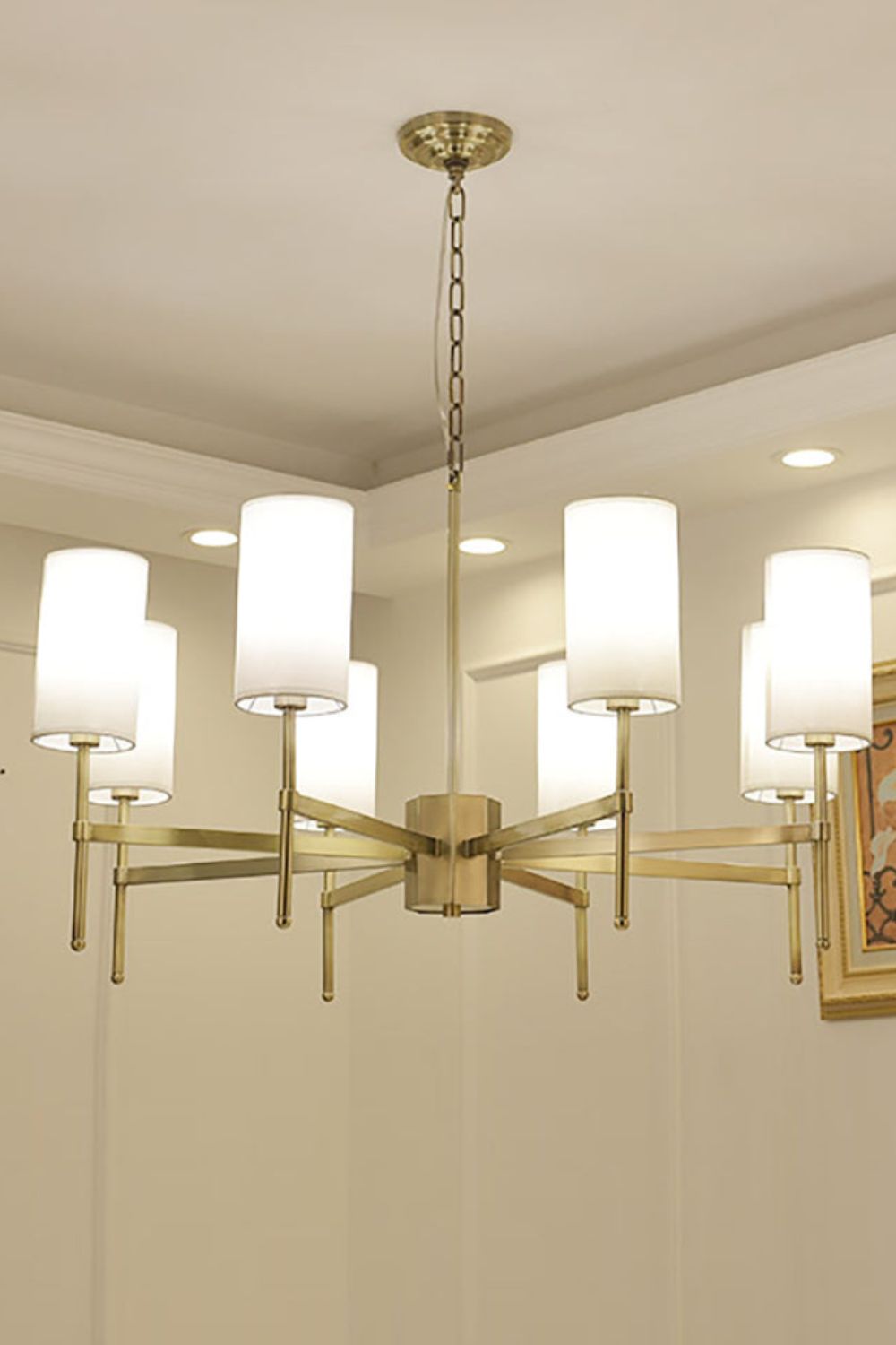 Silk Stem Chandelier - everlamps