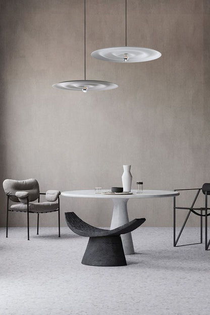 Simple Frisbee Pendant Light - view 2 | everlamps