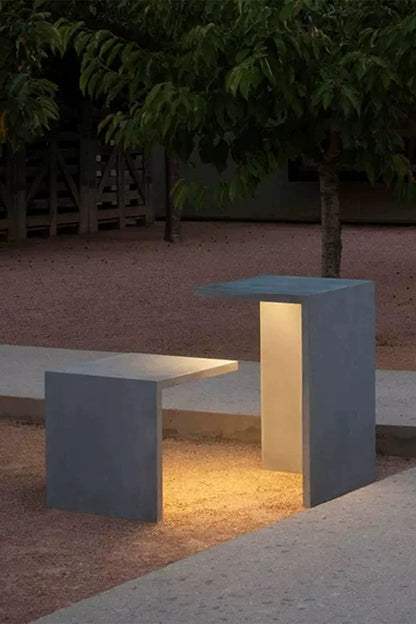 Simple Geometric Outdoor Floor Lamp - view 4 | everlamps