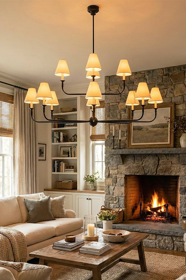 Simple Linear Chandelier - view 5 | everlamps