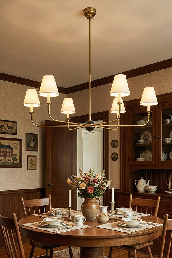 Simple Linear Chandelier - view 3 | everlamps