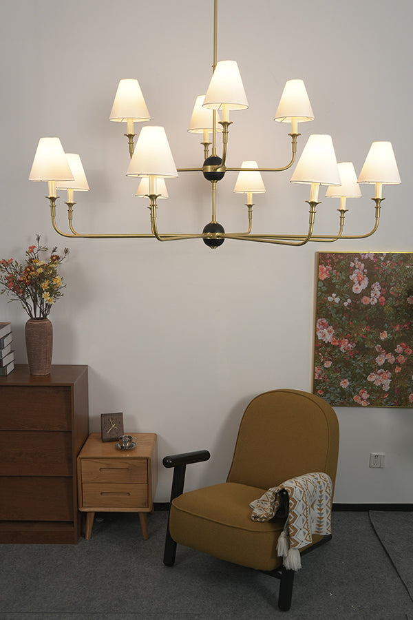 Simple Linear Chandelier - view 12 | everlamps