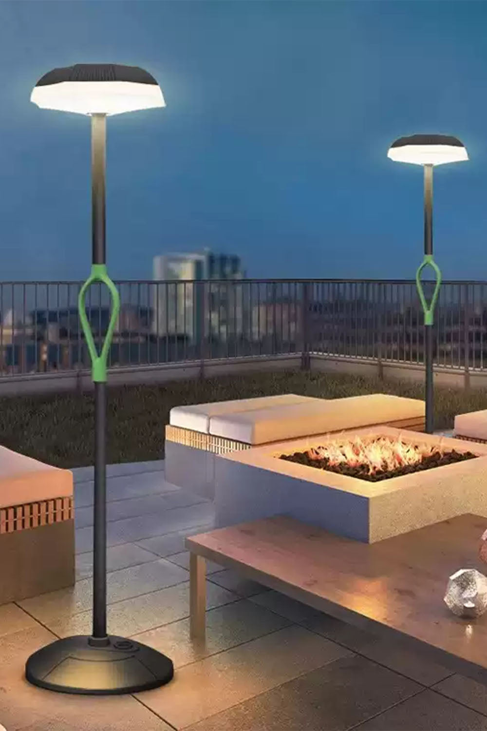 Simple Portable Outdoor Rechargeable Floor Lamp - view 5 | everlamps