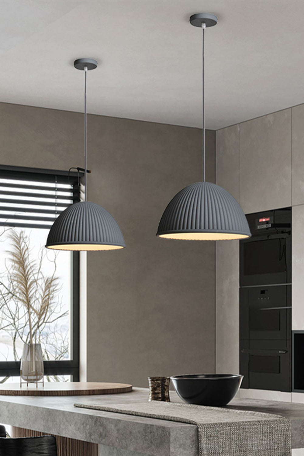 Simple Semicircular Inverted Pendant Light - view 5 | everlamps