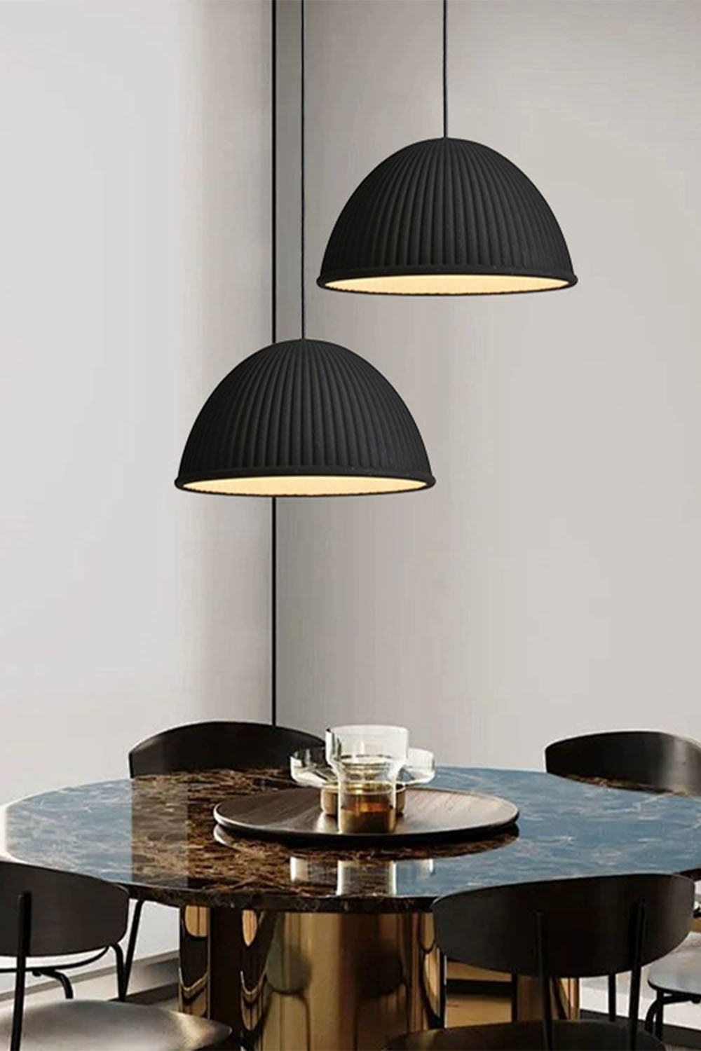 Simple Semicircular Inverted Pendant Light - view 10 | everlamps
