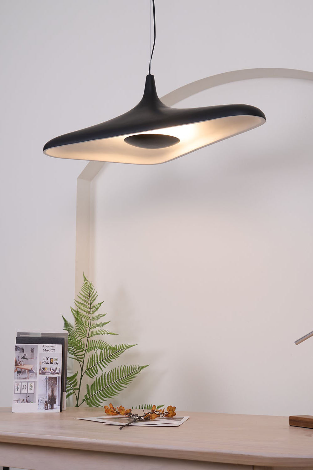 Simple Aero Pendant Light - view 2 | everlamps