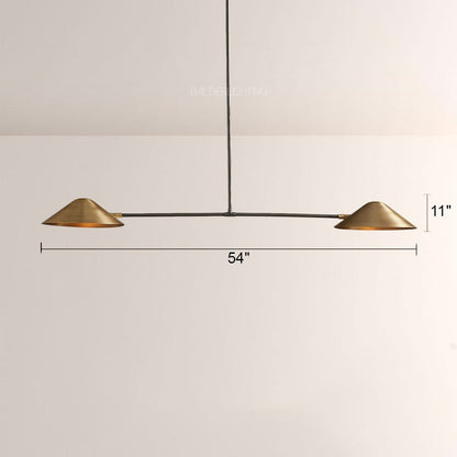Sivlian 2-Light Linear Chandelier