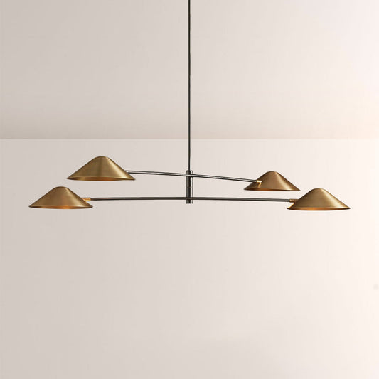 Sivlian 4-Light Linear Chandelier