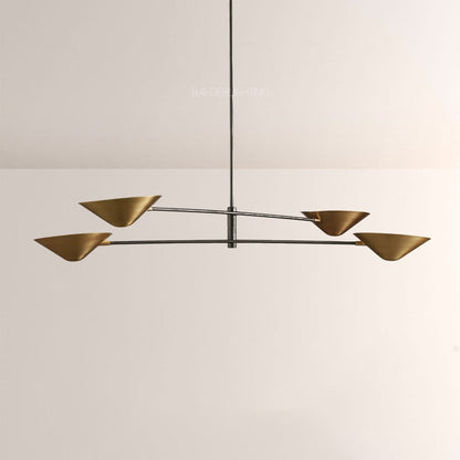 Sivlian 4-Light Linear Chandelier