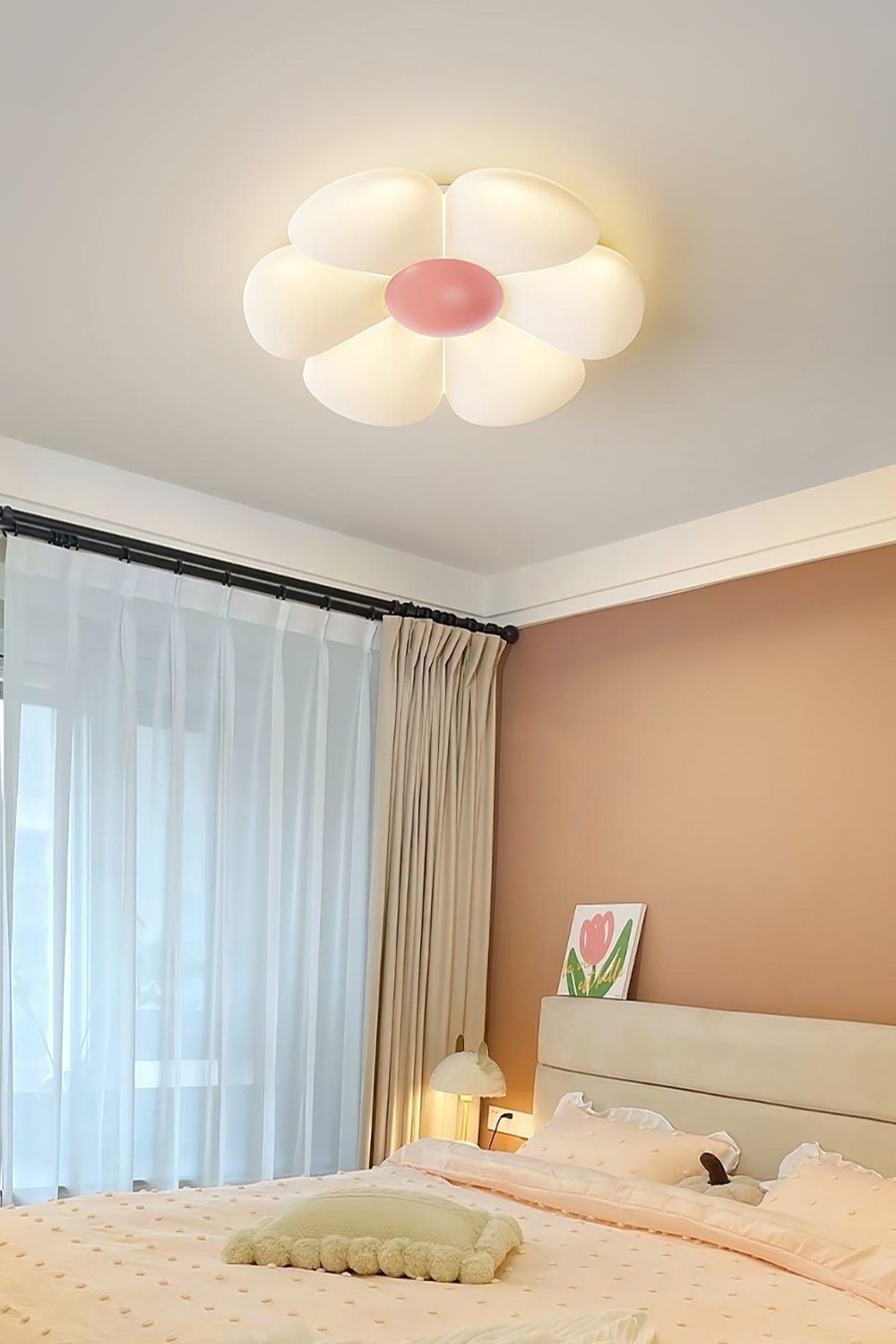 Six-leaf Flower Ceiling Lamp - view 5 | everlamps