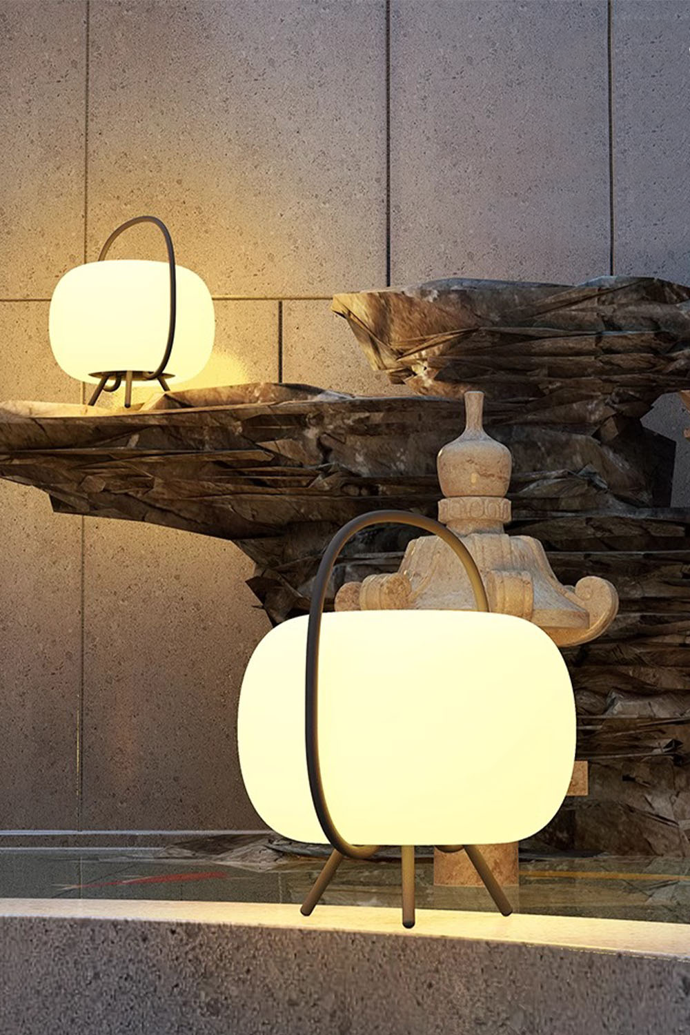 Soluna Pod Lantern Rechargeable Outdoor Lamp - view 2 | everlamps