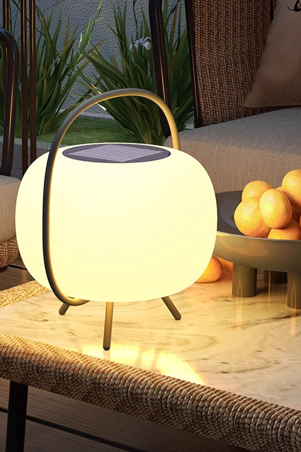 Soluna Pod Lantern Rechargeable Outdoor Lamp - view 6 | everlamps