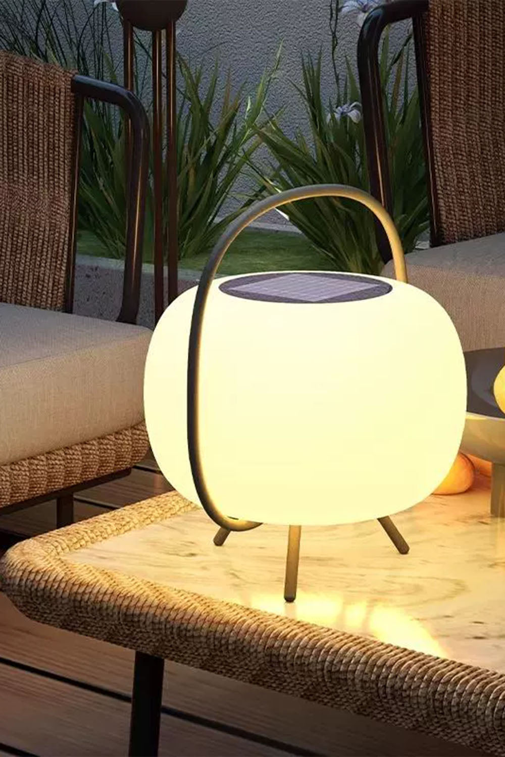 Soluna Pod Lantern Rechargeable Outdoor Lamp - view 3 | everlamps