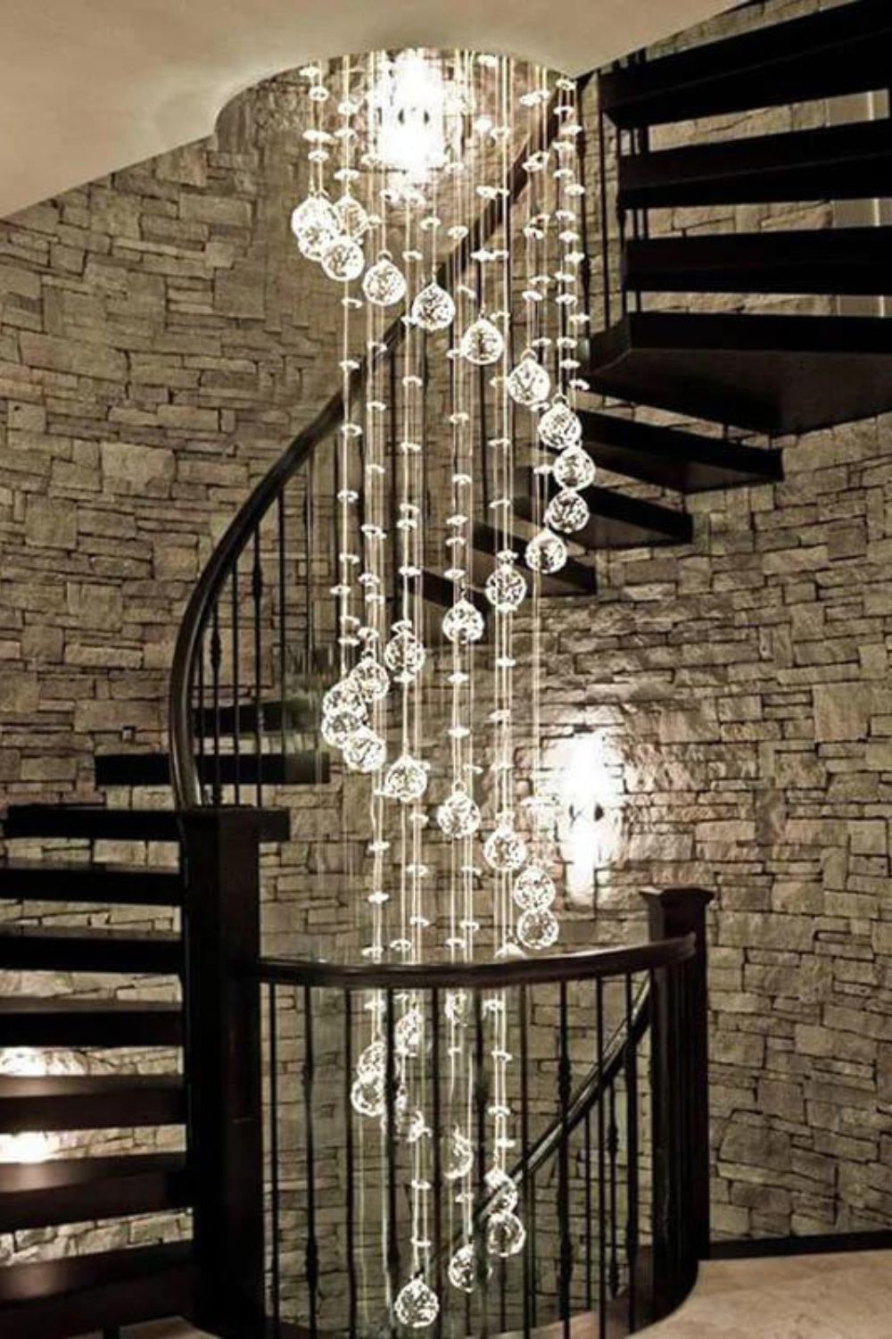 Spiral Raindrop Crystal Chandelier - everlamps