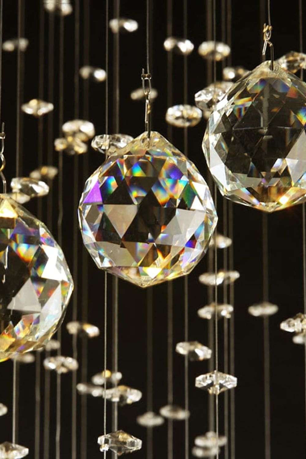 Spiral Raindrop Crystal Chandelier - everlamps