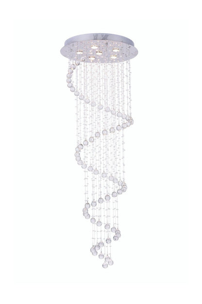 Spiral Raindrop Crystal Chandelier - everlamps
