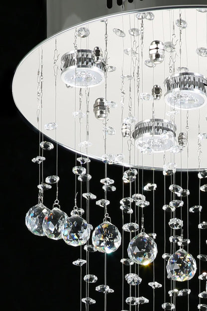 Spiral Raindrop Crystal Chandelier - everlamps