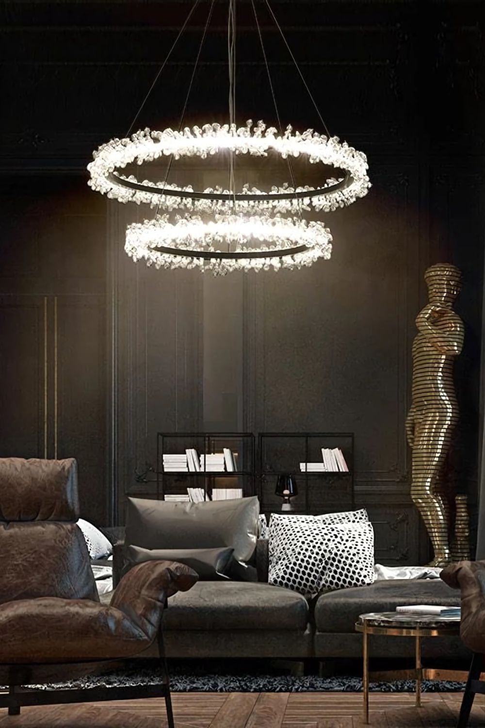 Spiridon Crystal Chandelier - everlamps