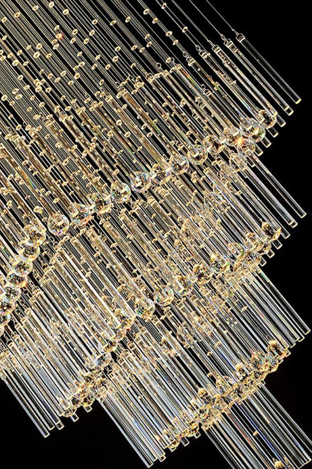 Square Crystal Chandelier - everlamps