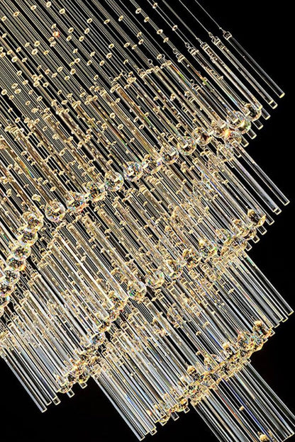 Square Crystal Chandelier - everlamps