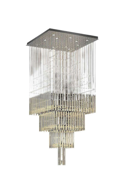 Square Crystal Chandelier - everlamps