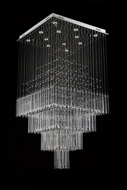 Square Crystal Chandelier - everlamps