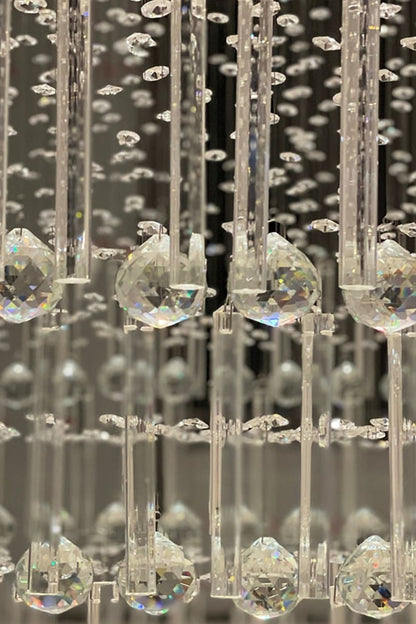 Square Crystal Chandelier - everlamps