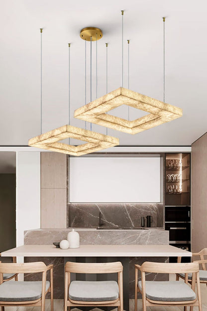 Oval Anita Alabaster Chandelier - view 8 | everlamps