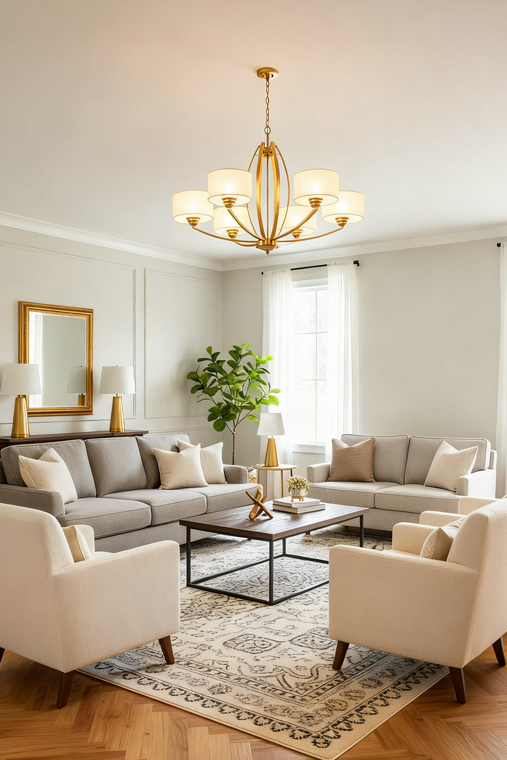 Stiffel Avira Chandelier - view 4 | everlamps