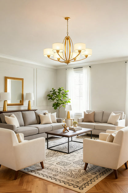 Stiffel Avira Chandelier - view 4 | everlamps