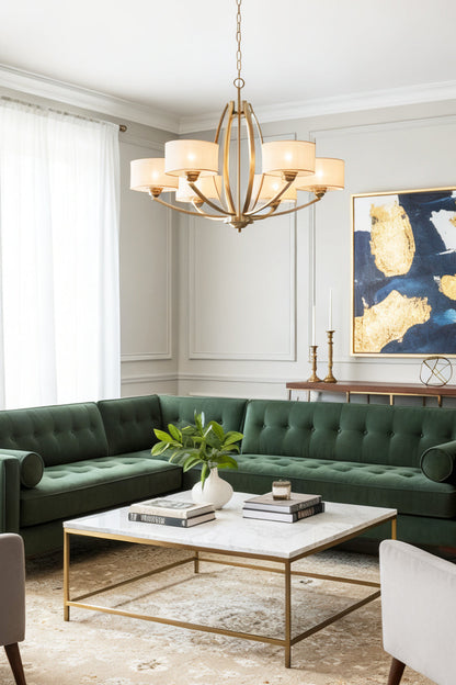 Stiffel Avira Chandelier - view 8 | everlamps