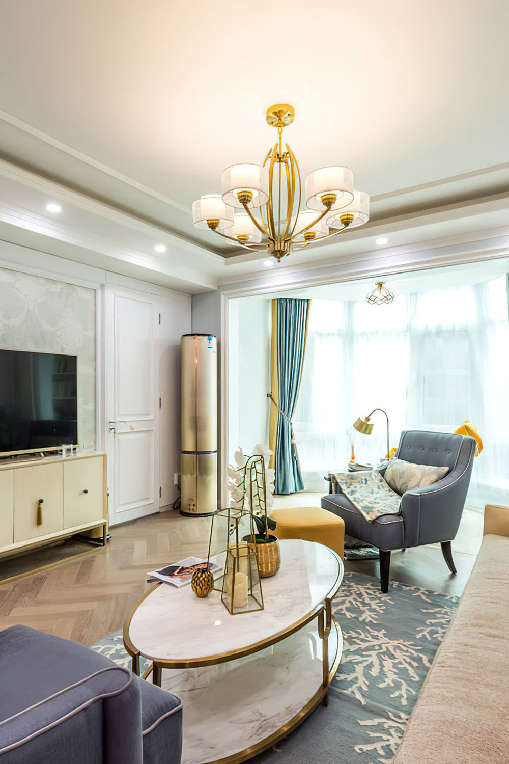 Stiffel Avira Chandelier - view 13 | everlamps