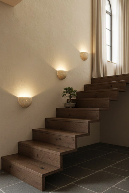 Stone Bowl Wall Light - view 4 | everlamps