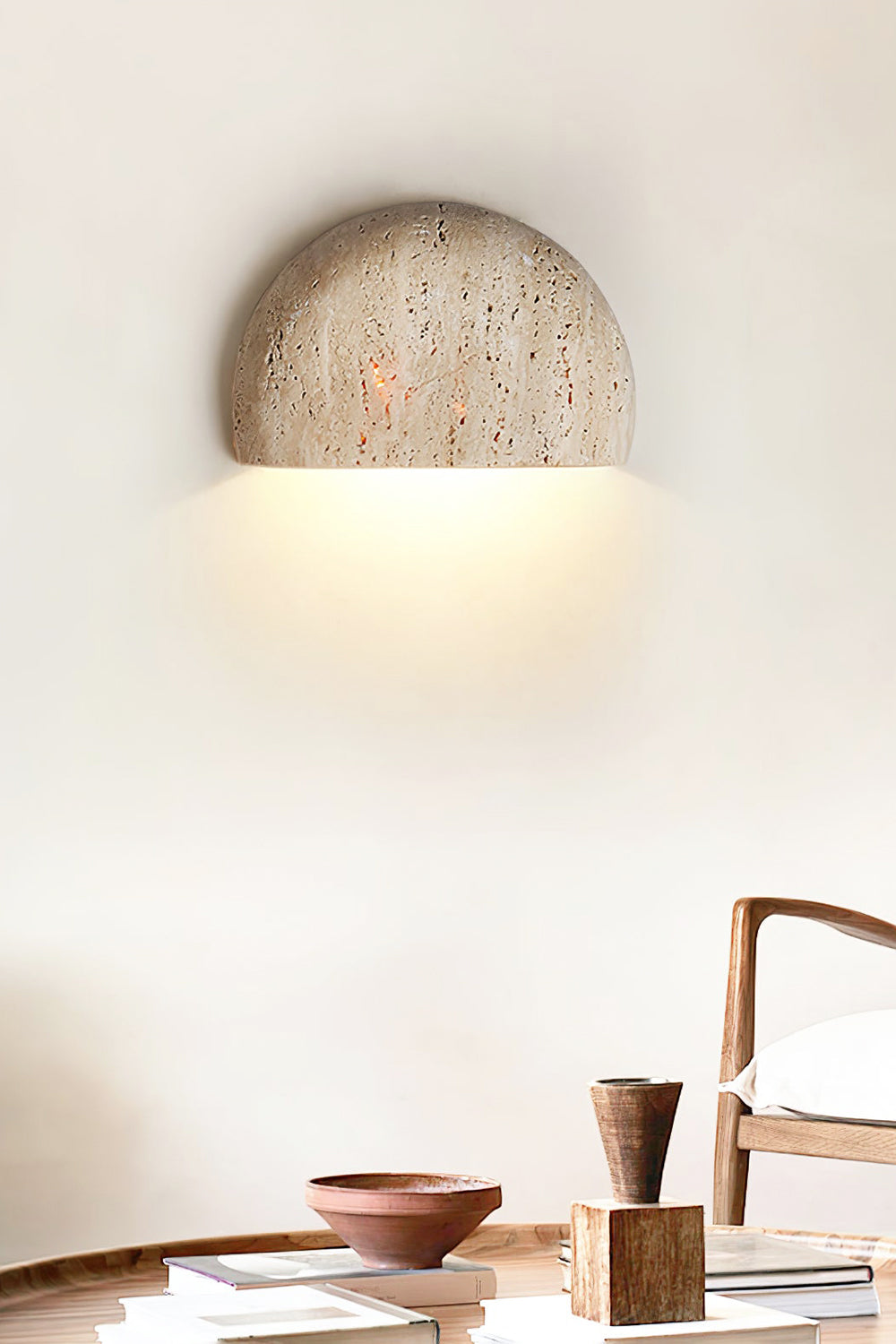 Stone Bowl Wall Light - view 11 | everlamps