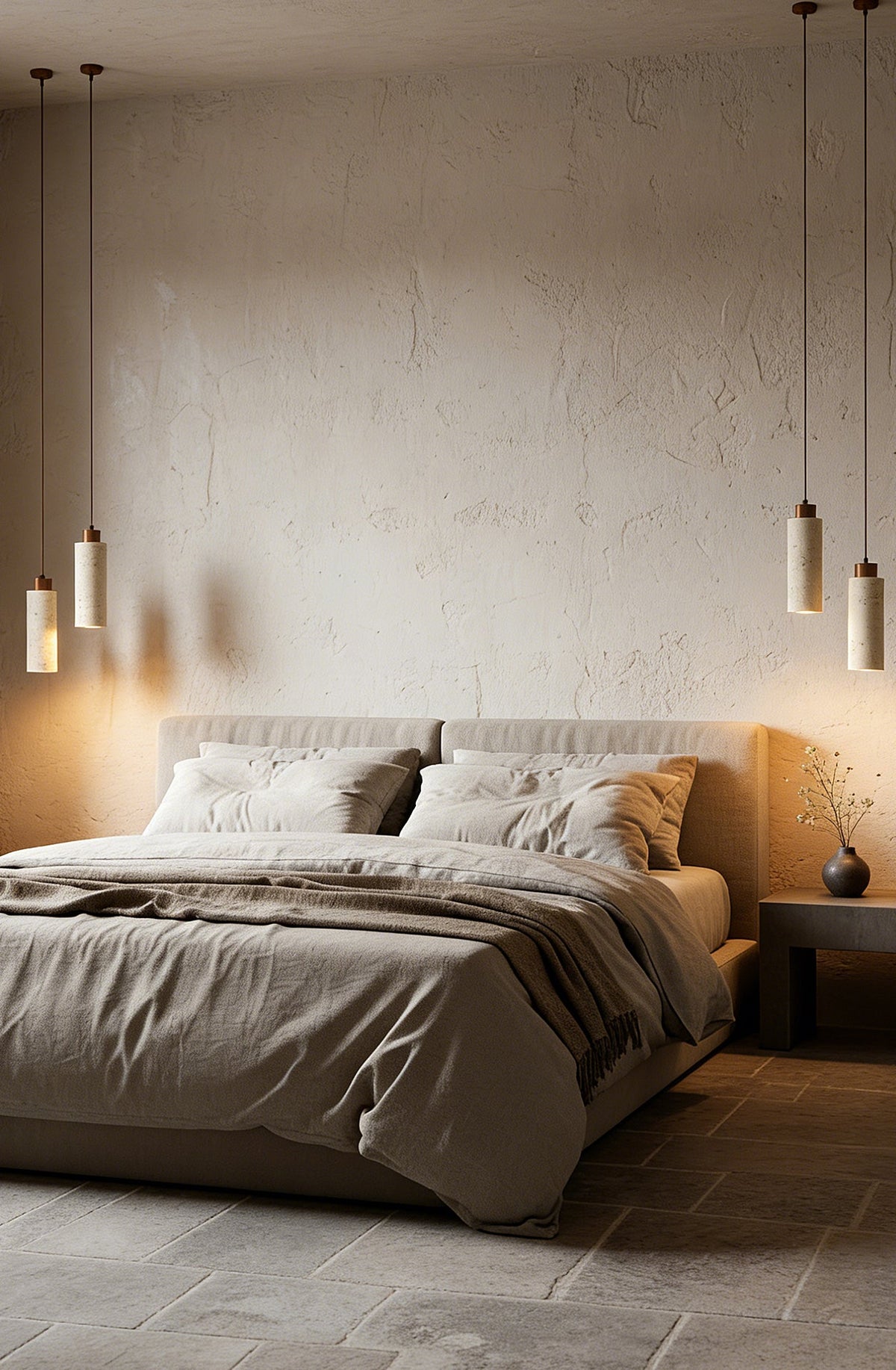Stone Cylinder Pendant Light - view 9 | everlamps