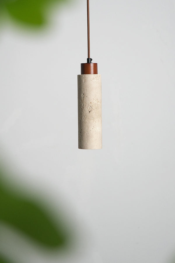 Stone Cylinder Pendant Light - view 11 | everlamps