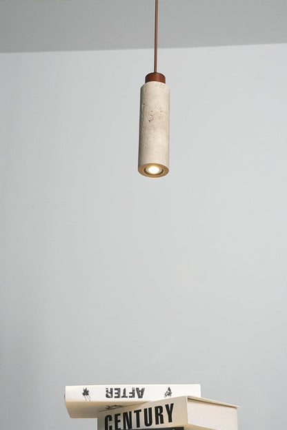 Stone Cylinder Pendant Light - view 12 | everlamps