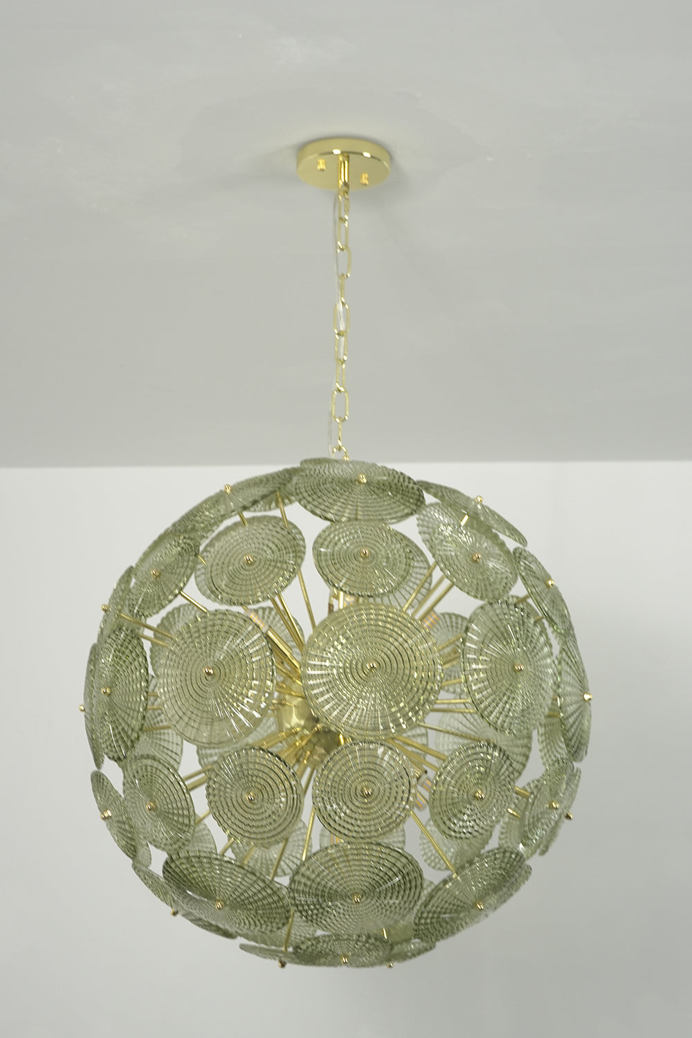 Unlit modern classic spheres glass lamp | Metal, Glass | Alternative front product shot | everlamps