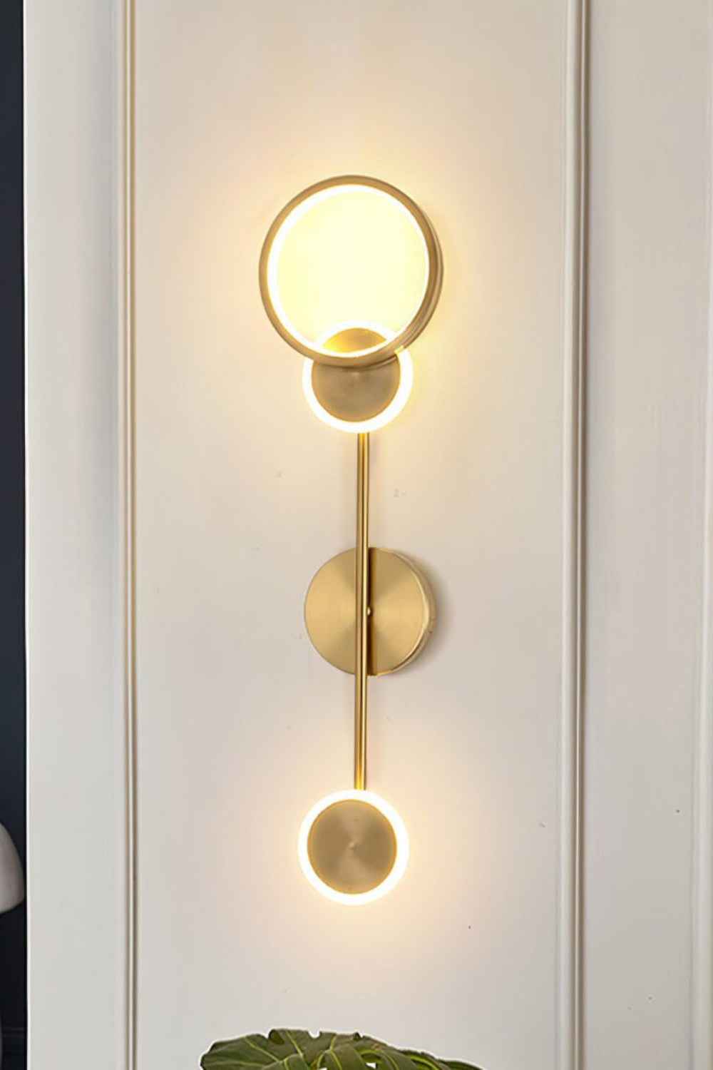 Brass Susan Trio Wall Lamp - view 14 | everlamps