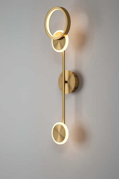 Brass Susan Trio Wall Lamp - view 16 | everlamps