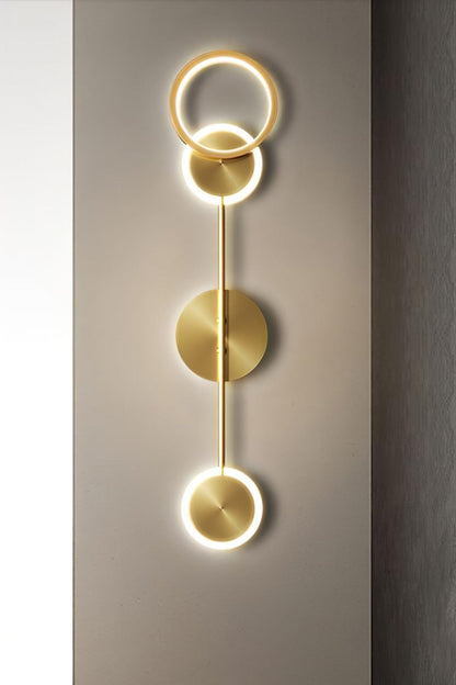 Brass Susan Trio Wall Lamp - view 2 | everlamps