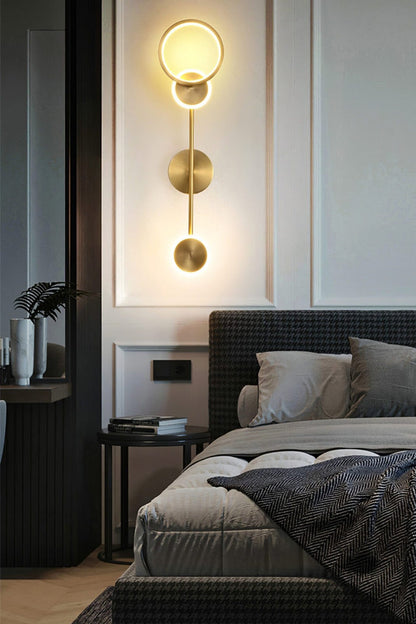 Brass Susan Trio Wall Lamp - view 4 | everlamps